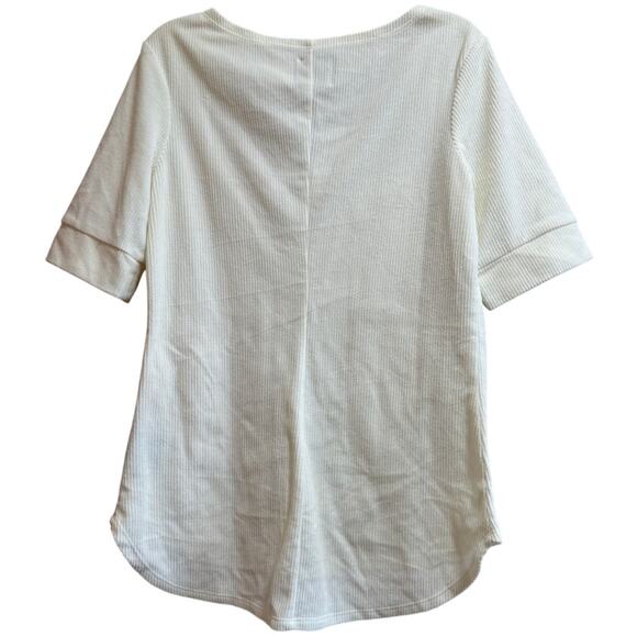 Dudley Stephens Ribbed Terry Fleece College Tee - NWT - Large - Picture 7 of 7